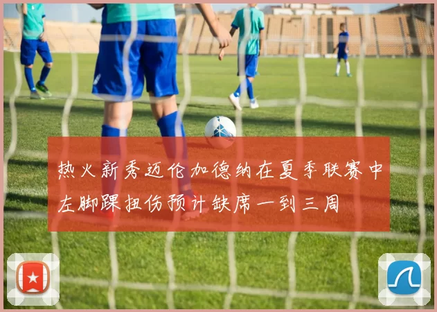 热火新秀迈伦加德纳在夏季联赛中左脚踝扭伤预计缺席一到三周